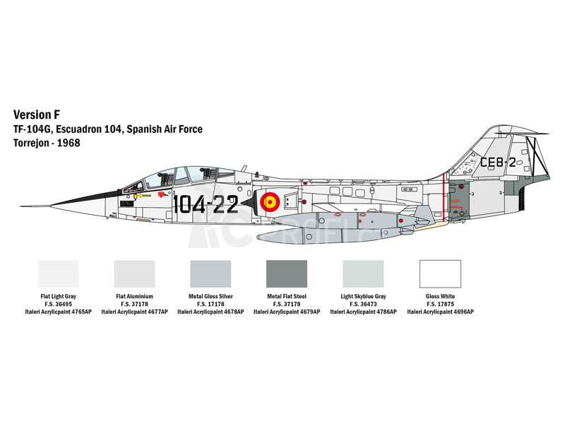 Italeri Lockheed TF-104 G Starfighter (1:32)