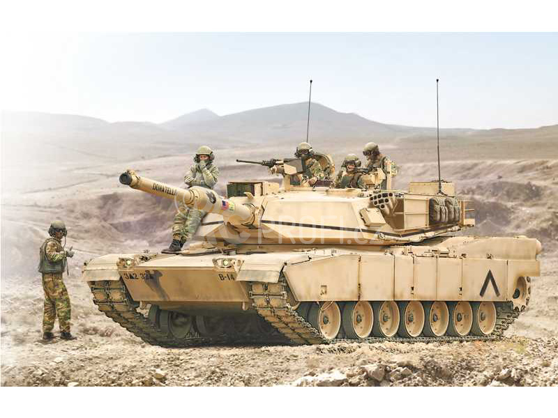 Italeri M1A2 Abrams s posádkou (1:35)