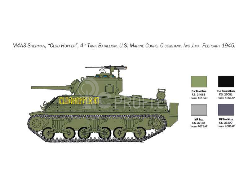 Italeri M4 Sherman U.S. Marine Corps (1:35)