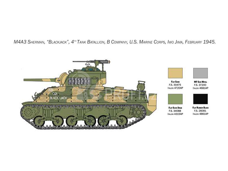 Italeri M4 Sherman U.S. Marine Corps (1:35)