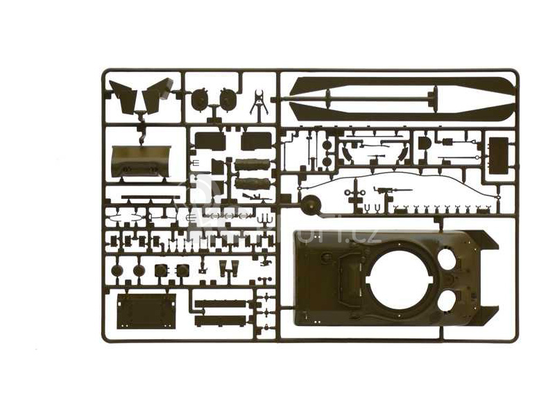Italeri M4A1 Sherman s U.S. pěchotou (1:35)