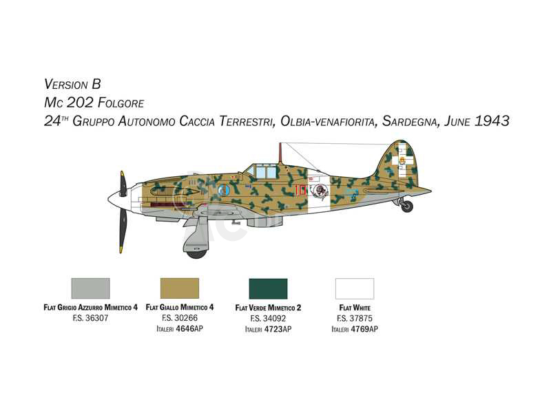 Italeri Macchi MC 202 Folgore (1:72)