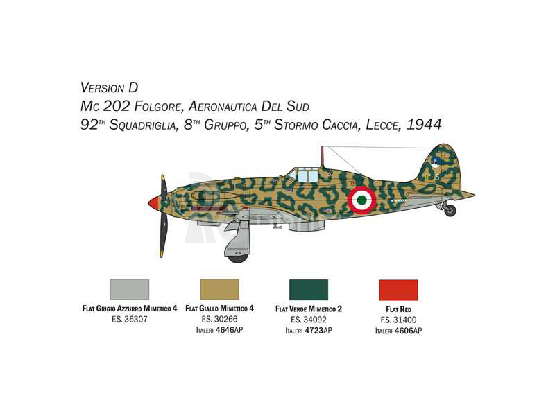 Italeri Macchi MC 202 Folgore (1:72)