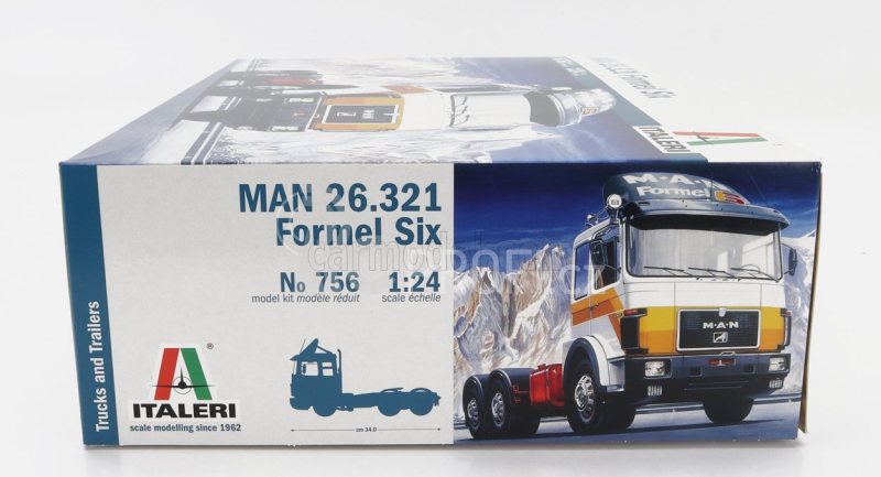 Italeri MAN 26.321 Tractor Truck 3-assi 1984 1:24 /