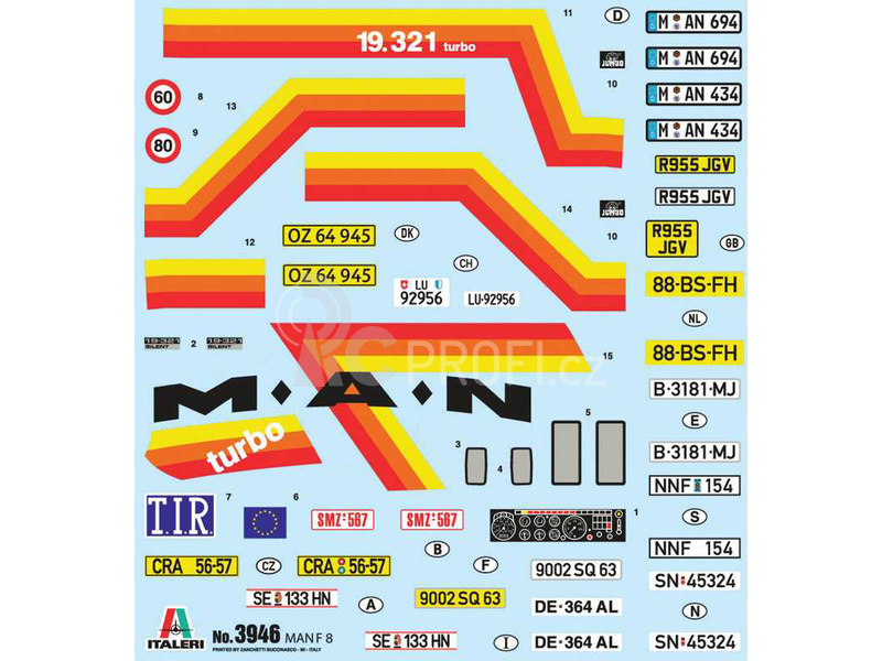 Italeri MAN F8 19.321 4x2 (1:24)