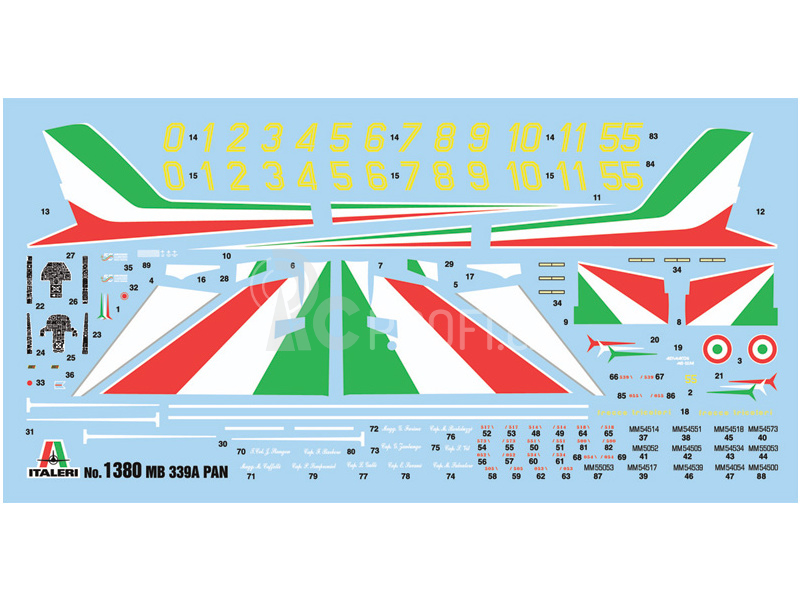 Italeri MB 339 P.A.N. 2016 Livery (1:72)