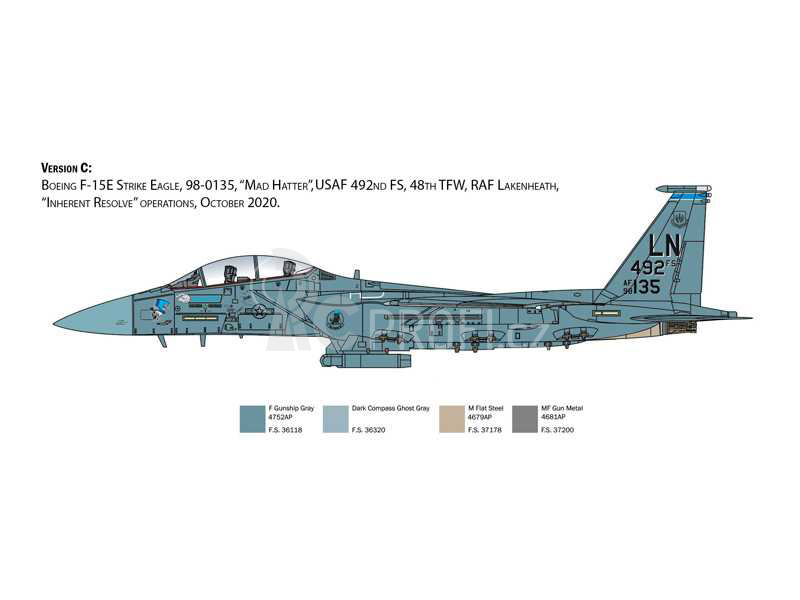 Italeri McDonell F-15E Strike Eagle (1:48)