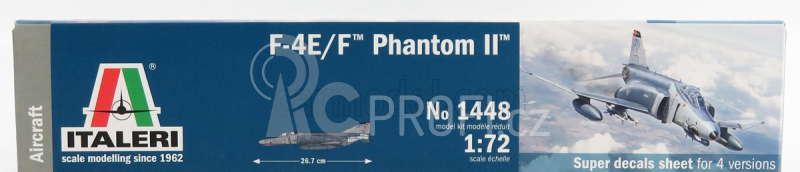 Italeri Mcdonnel douglas F-4 E/f Phantom Ii Airplane Military 1960 1:72 /