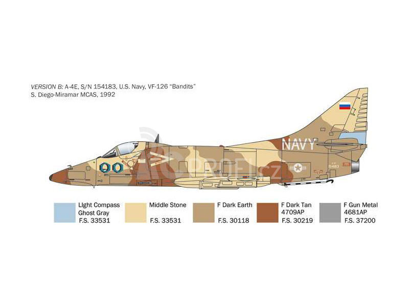 Italeri McDonnell A-4 E/F/G Skyhawk (1:48)
