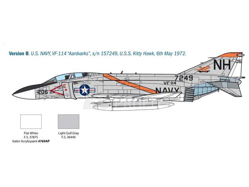 Italeri McDonnell Douglas F-4J Phantom II (1:48)
