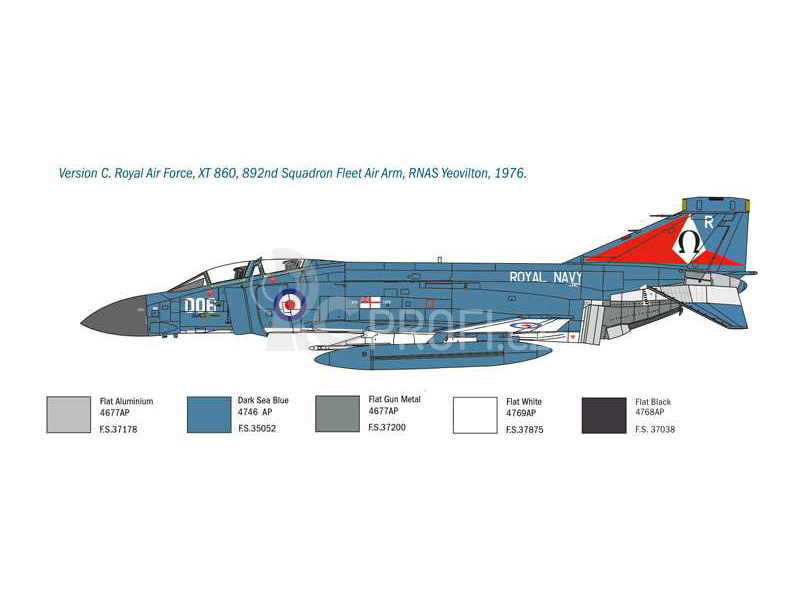 Italeri McDonnell Douglas F-4M Phantom FG.1 (1:72)