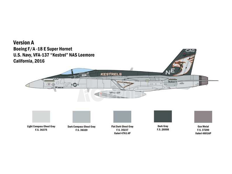 Italeri McDonnell Douglas F/A-18 E Super Hornet (1:48)