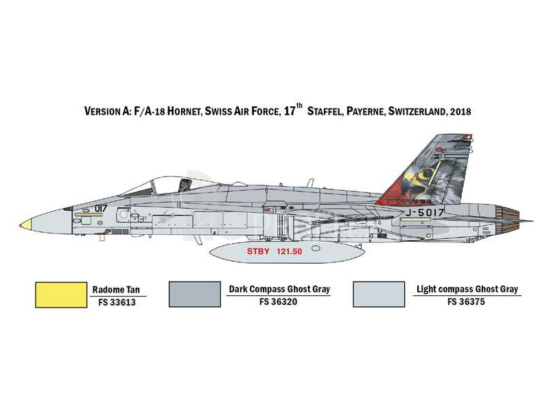 Italeri McDonnell F/A 18 Hornet Swiss A.F./RAAF (1:72)