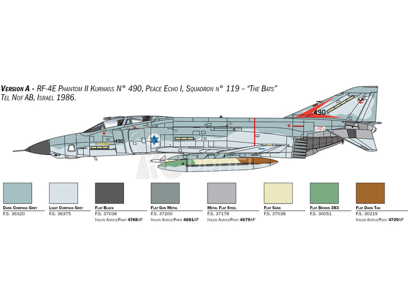 Italeri McDonnell RF-4E Phantom (1:48)