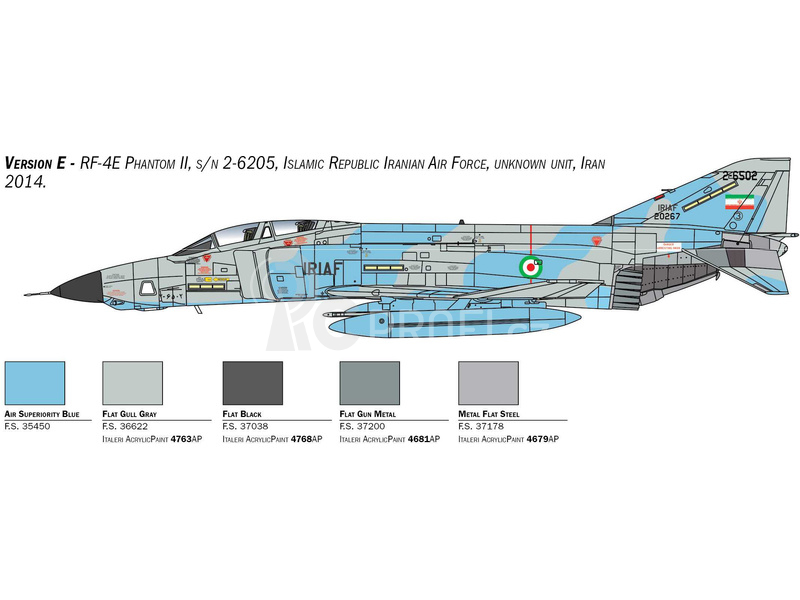 Italeri McDonnell RF-4E Phantom (1:48)