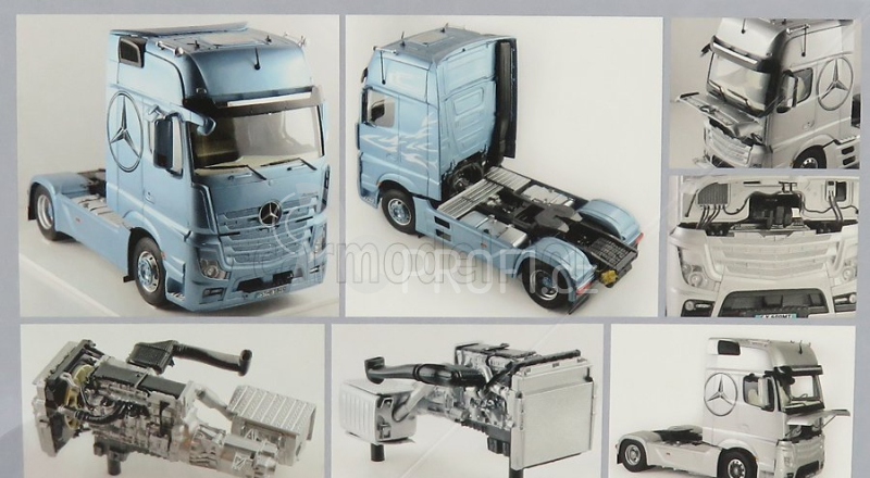 Italeri Mercedes benz Actros 1856 Mp4 Gigaspace Tractor Truck 2-assi 2016 1:24 /