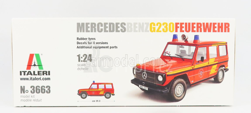 Italeri Mercedes benz G-class G230 Feuerwehr 1:24 /
