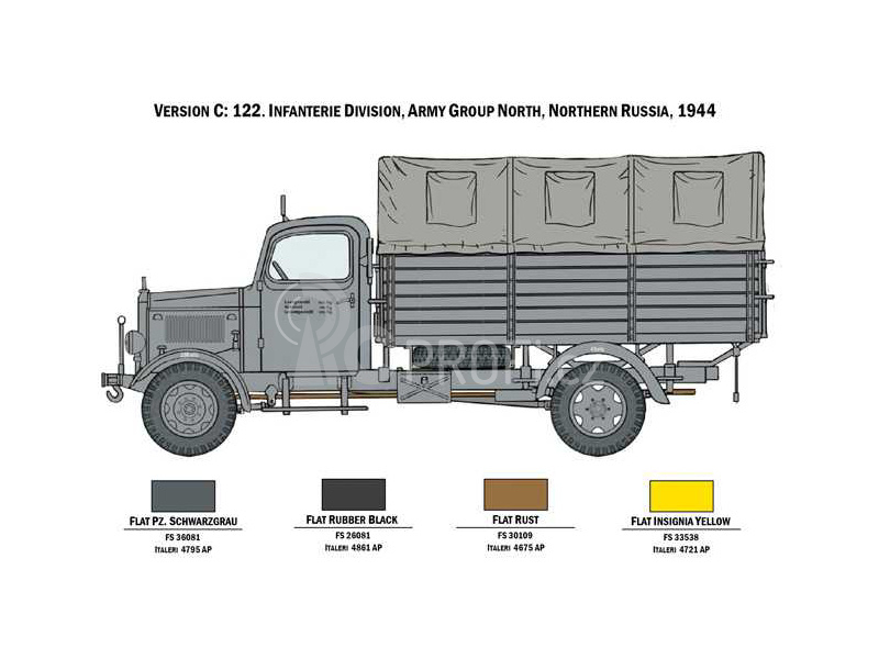 Italeri Mercedes-Benz L3000 S (1:35)