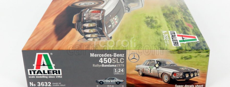 Italeri Mercedes benz S-class 450 Slc 5.0 N 6 Winner Rally Bandama 1979 Hannu Mikkola - Arne Hertz 1:24 /