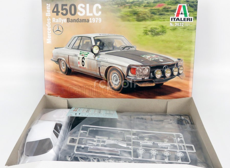 Italeri Mercedes benz S-class 450 Slc 5.0 N 6 Winner Rally Bandama 1979 Hannu Mikkola - Arne Hertz 1:24 /