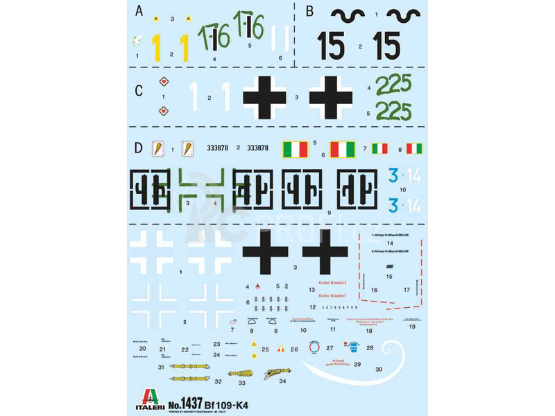 Italeri Messerschmitt Bf-109 K-4 (1:48)