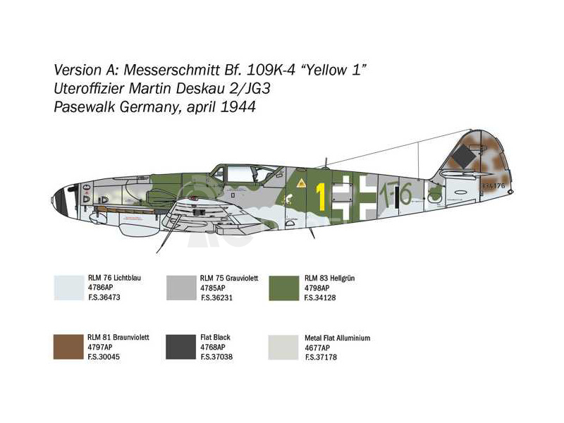 Italeri Messerschmitt Bf-109 K-4 (1:48)