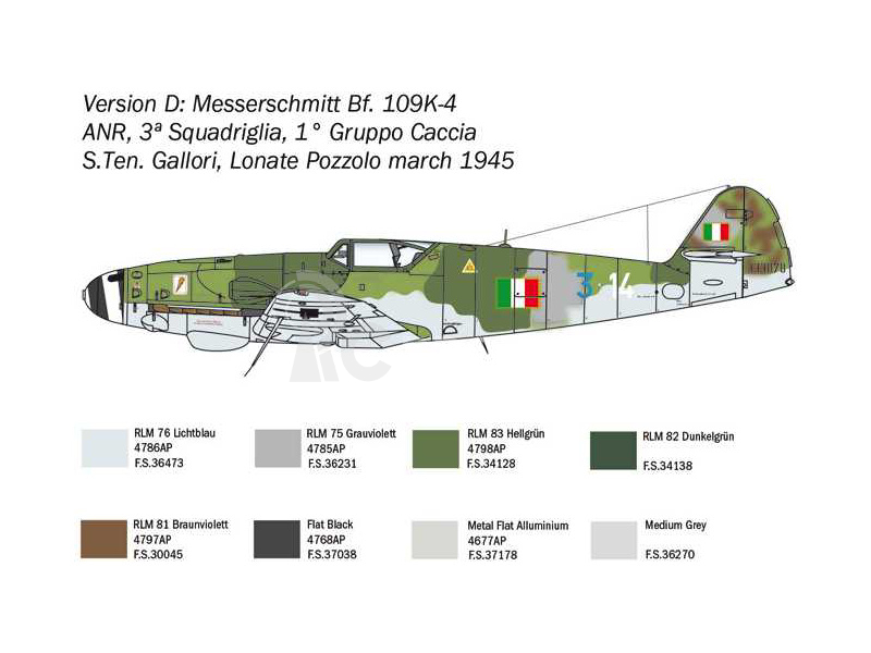 Italeri Messerschmitt Bf-109 K-4 (1:48)