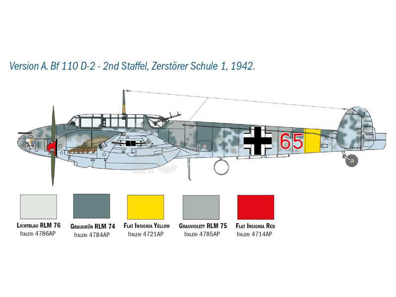 Italeri Messerschmitt BF 110 C/D (1:48)