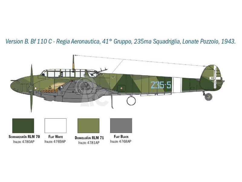 Italeri Messerschmitt BF 110 C/D (1:48)