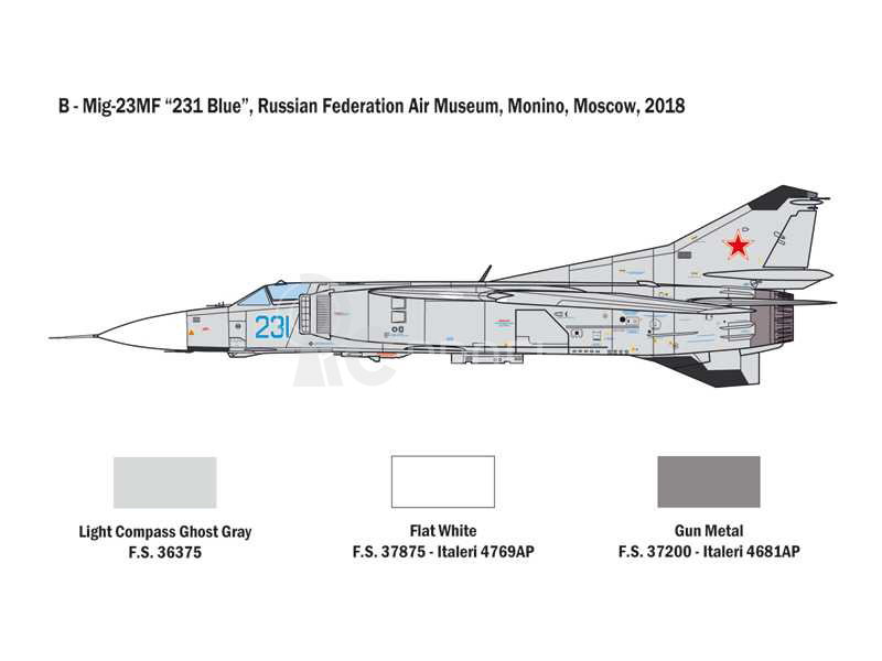 Italeri MiG-23 MF/BN Flogger (1:48)