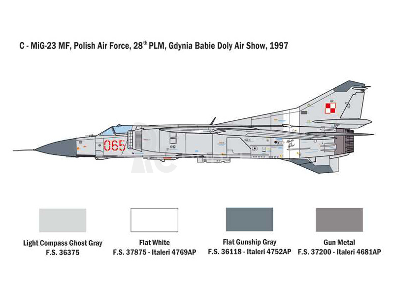 Italeri MiG-23 MF/BN Flogger (1:48)