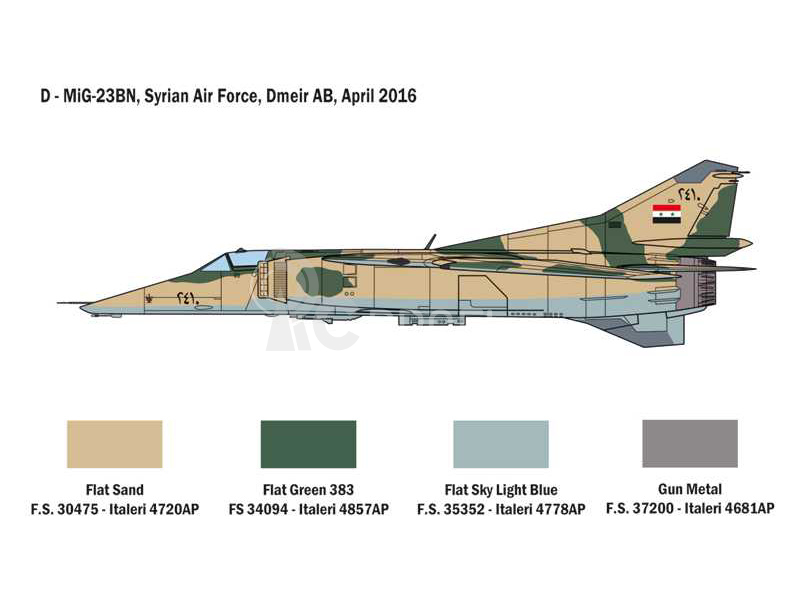 Italeri MiG-23 MF/BN Flogger (1:48)