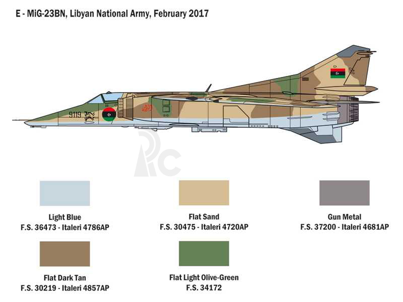 Italeri MiG-23 MF/BN Flogger (1:48)