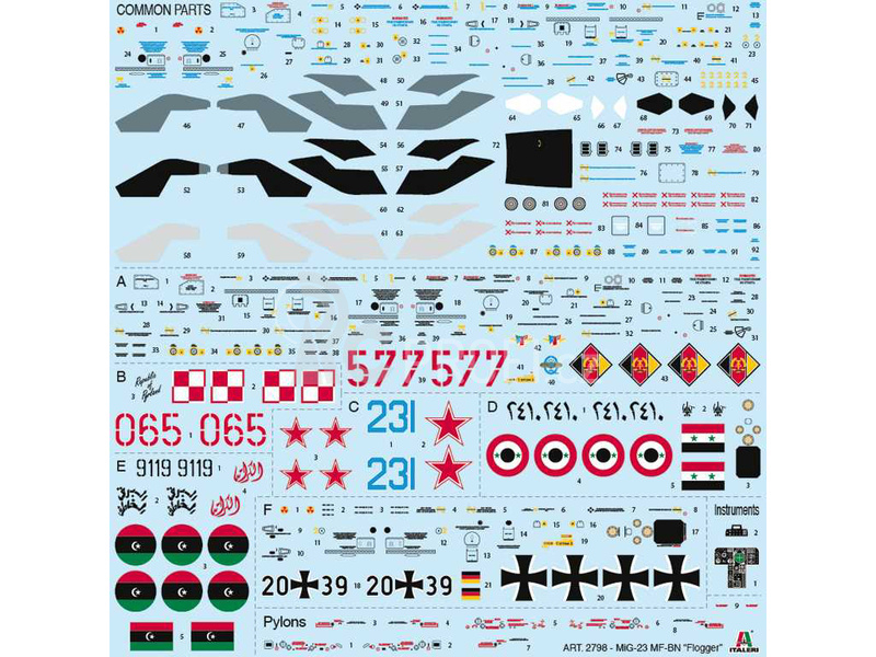 Italeri MiG-23 MF/BN Flogger (1:48)
