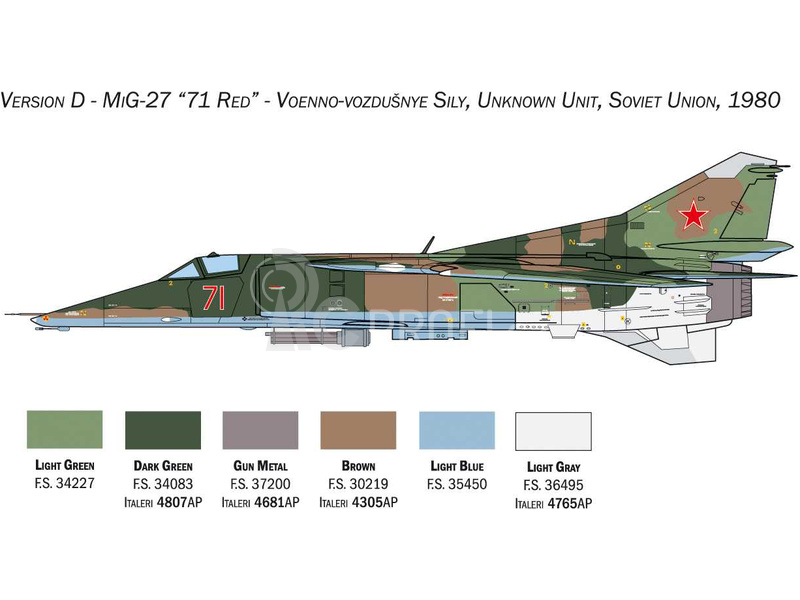 Italeri MiG-27 Flogger D (1:48)