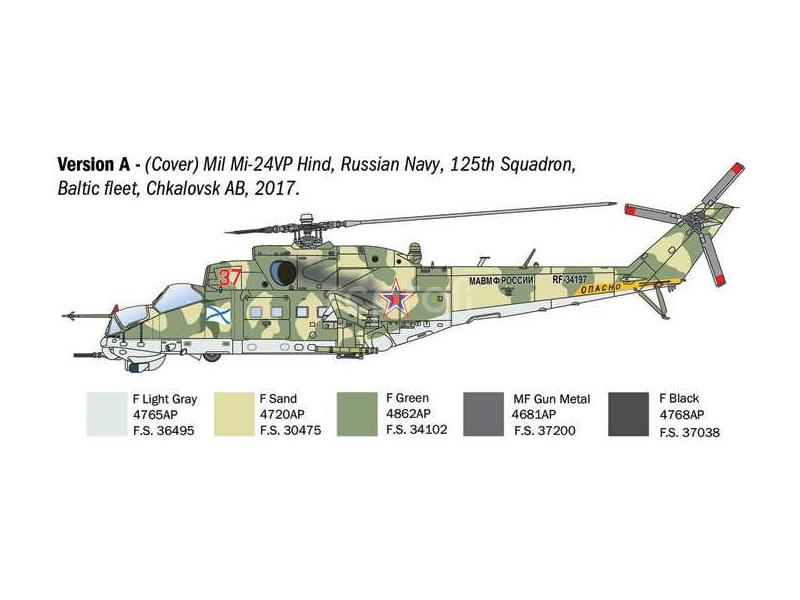 Italeri Mil Mi-24 P /Mil Mi - 35 P (1:72)
