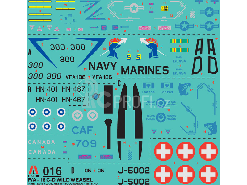 Italeri Model Set F/A-18 C/D 