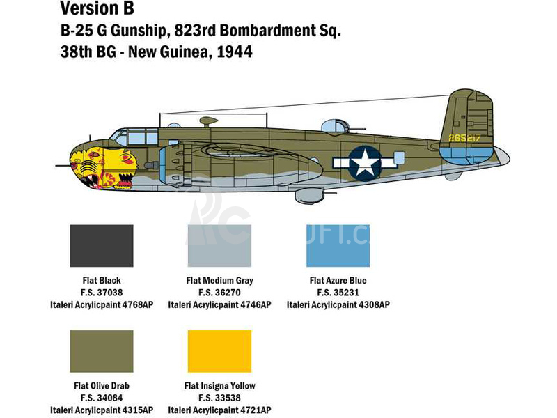 Italeri North American B-25G Mitchell (1:48)