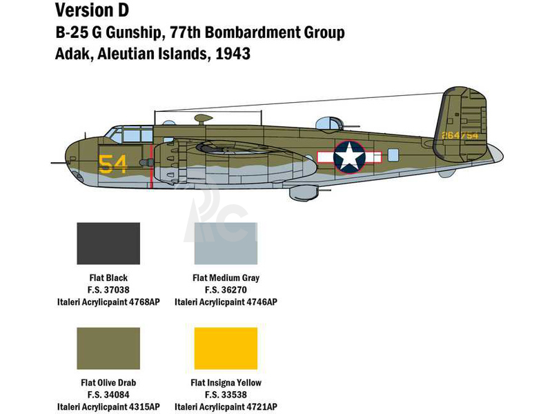 Italeri North American B-25G Mitchell (1:48)