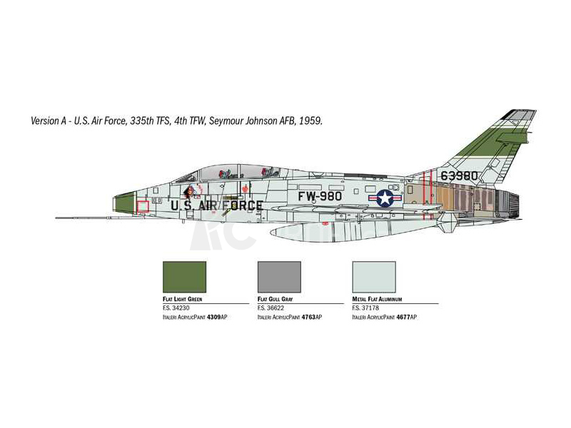 Italeri North American F-100F Super Sabre (1:72)