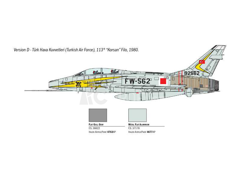 Italeri North American F-100F Super Sabre (1:72)