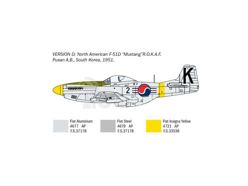 Italeri North American F-51D Mustang Korean War (1:72)