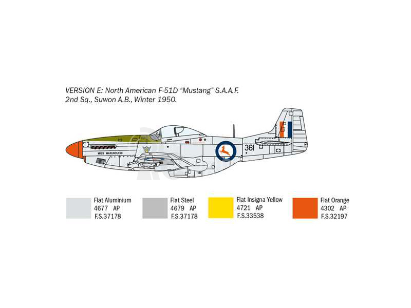 Italeri North American F-51D Mustang Korean War (1:72)