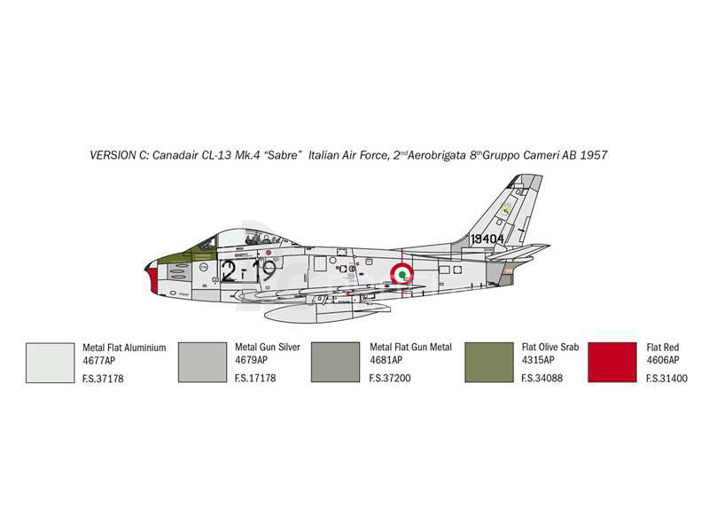 Italeri North American F-86E Sabre (1:48)
