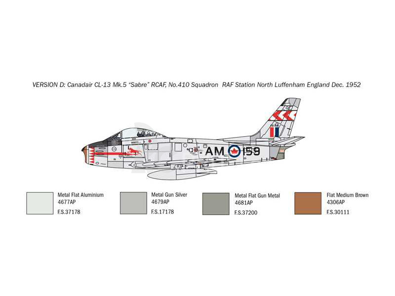 Italeri North American F-86E Sabre (1:48)