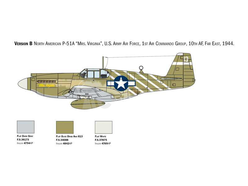 Italeri North American P-51A Mustang (1:72)