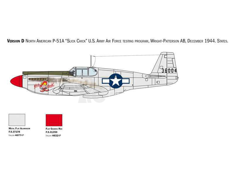 Italeri North American P-51A Mustang (1:72)