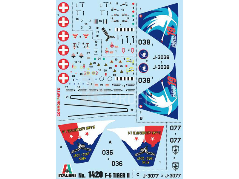 Italeri Northrop F-5E Swiss Air Force (1:72)