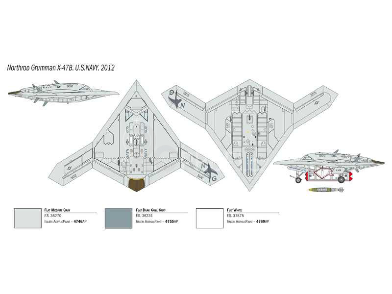 Italeri Northrop Grumman X-47B (1:72)