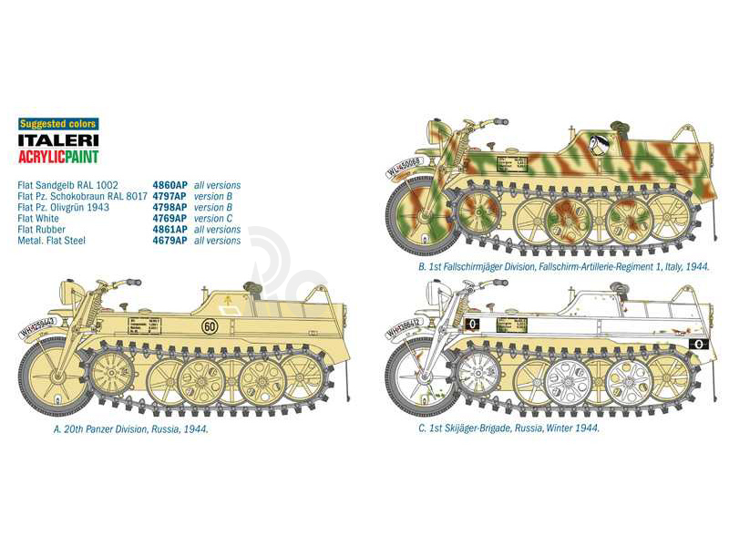 Italeri NSU HK 101 Kettenkrad (1:9)